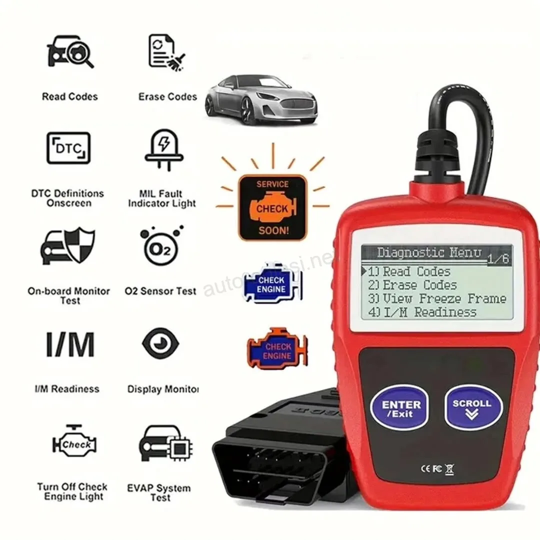 Autodijagnostika MS309 OBDII skener kodova