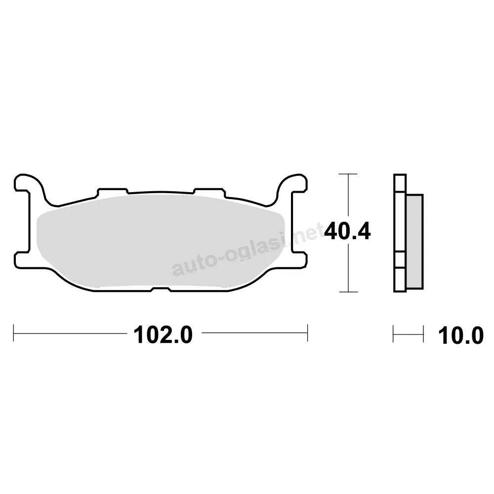 Disk pločice TRW MCB640SV ( SINTER )
