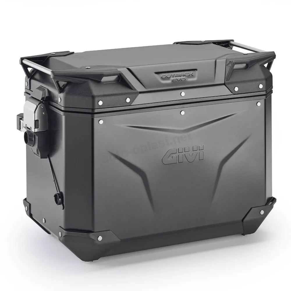 Bočni kofer GIVI TREKKER OUTBACK MONOKEY® CAM SIDE EVO SMART 48 BLACK LINE ALU crni desni 48L
