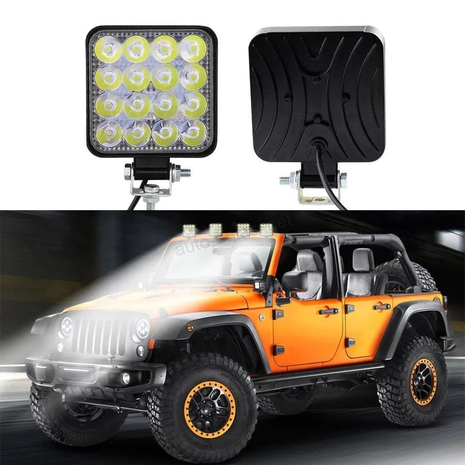 Led radni far 12/24v 48w