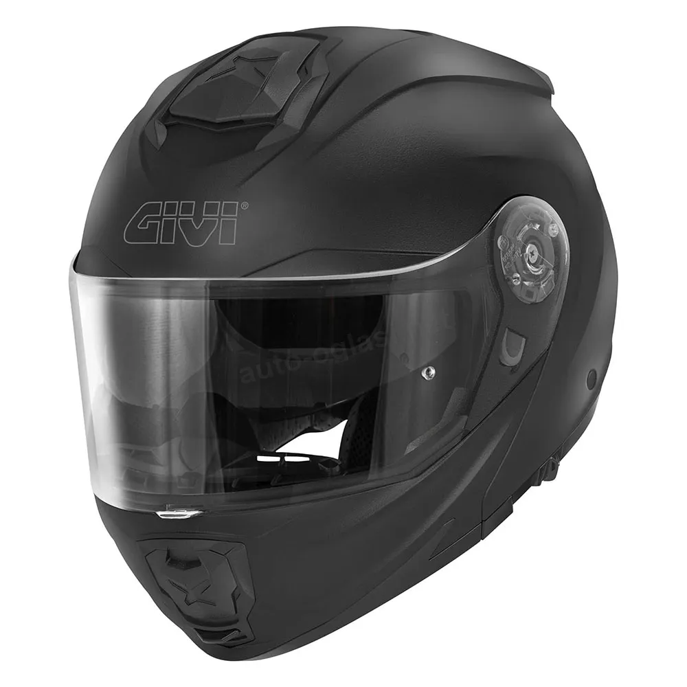 Kaciga GIVI Flip Up X27 mat crna sa naočarima L