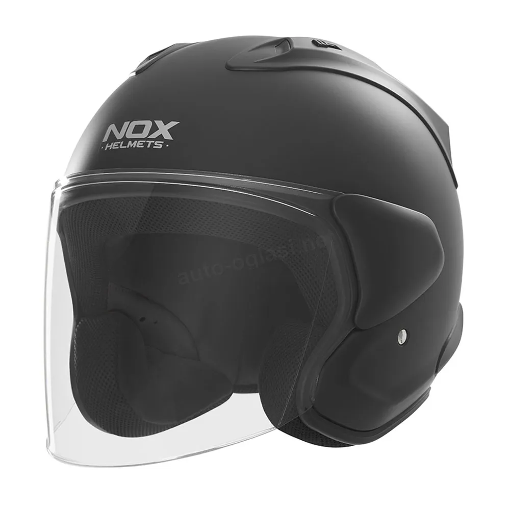 Kaciga NOX Jet N220 mat crna