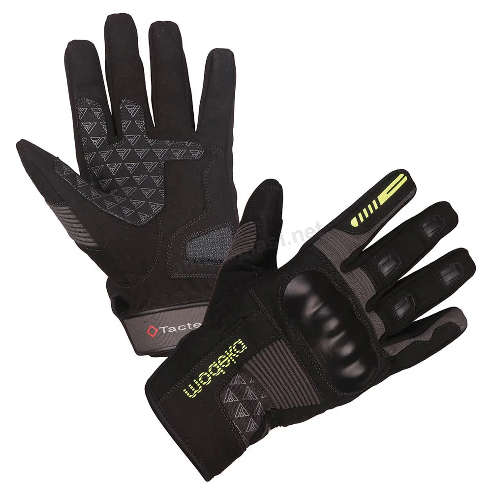 Rukavice FUEGO kratke crno sive 14 5XL MODEKA