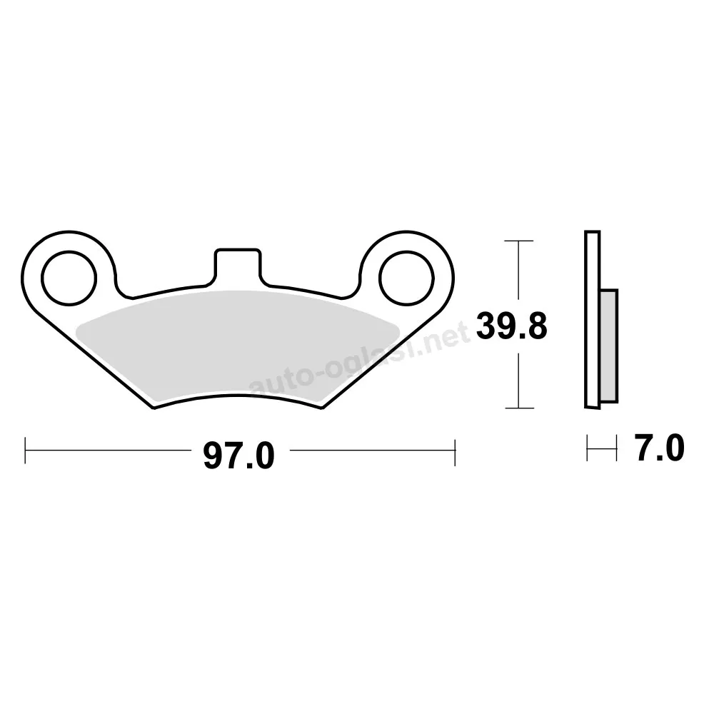 Disk pločice TRW MCB863SI ( SINTER )