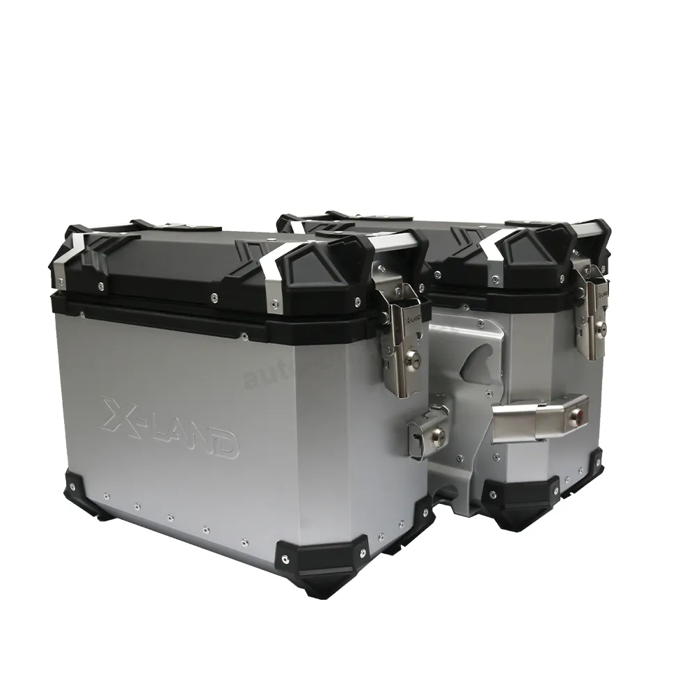 Bočni koferi X-LAND ALU sivi 30L+30L