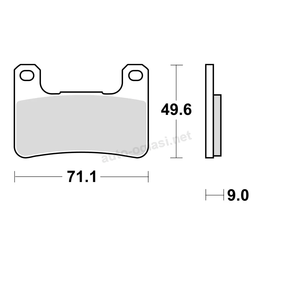 Disk pločice TRW MCB752CRQ ( TRACK – CARBON )