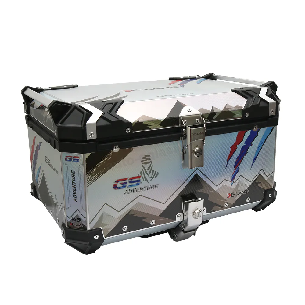 Centralni kofer X-LAND ALU sivi ADVENTURE 65L