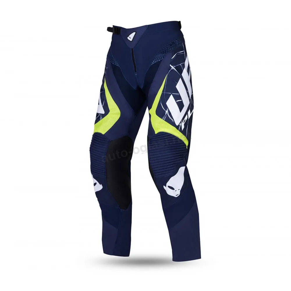 Pantalone Cross UFO BULLET plavo belo žute veličina – 52