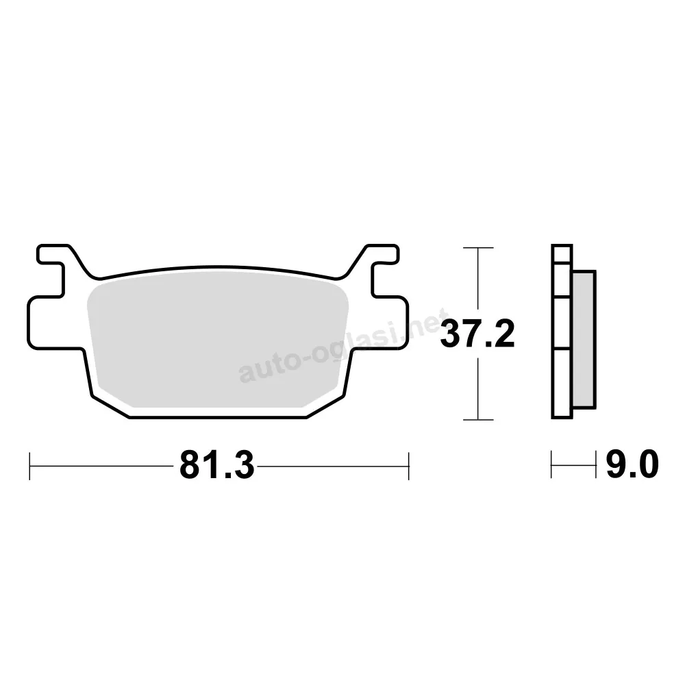 Disk pločice TRW MCB806SRM ( MAXI – SCOOTER SINTER )