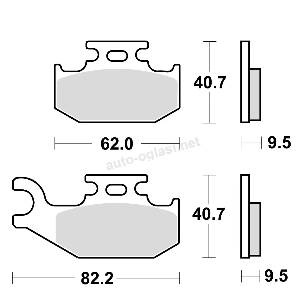 Disk pločice TRW MCB723SI ( SINTER )