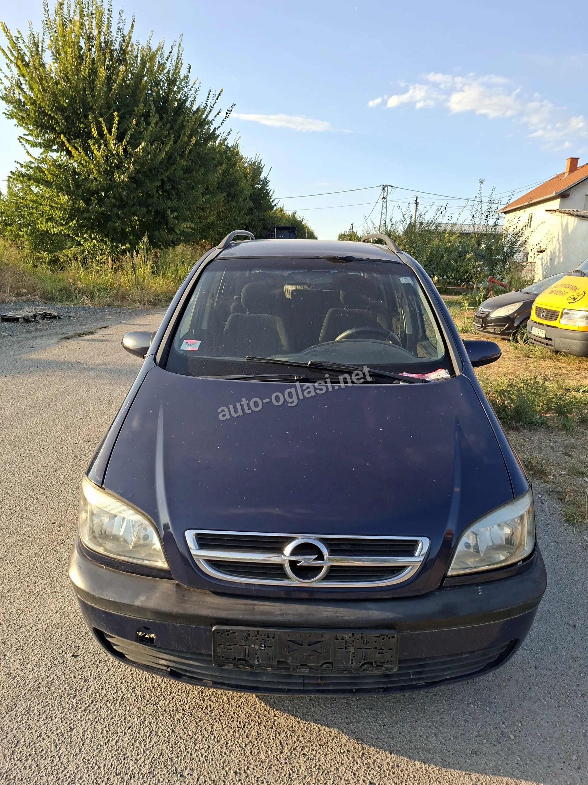 Opel Zafira Plava Hauba Karoserija, šasija i limarija, Ruma