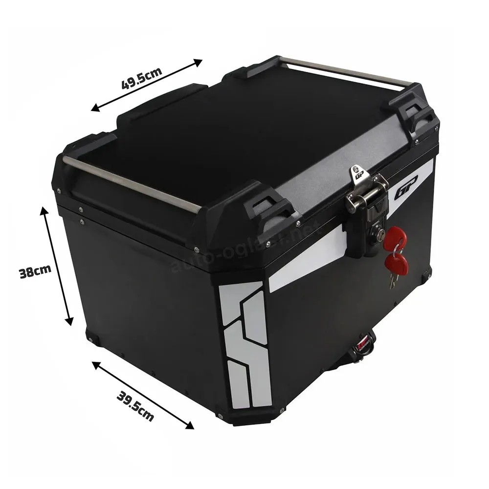 Centralni kofer GP KOMPOZIT aluminijumski 57L crni