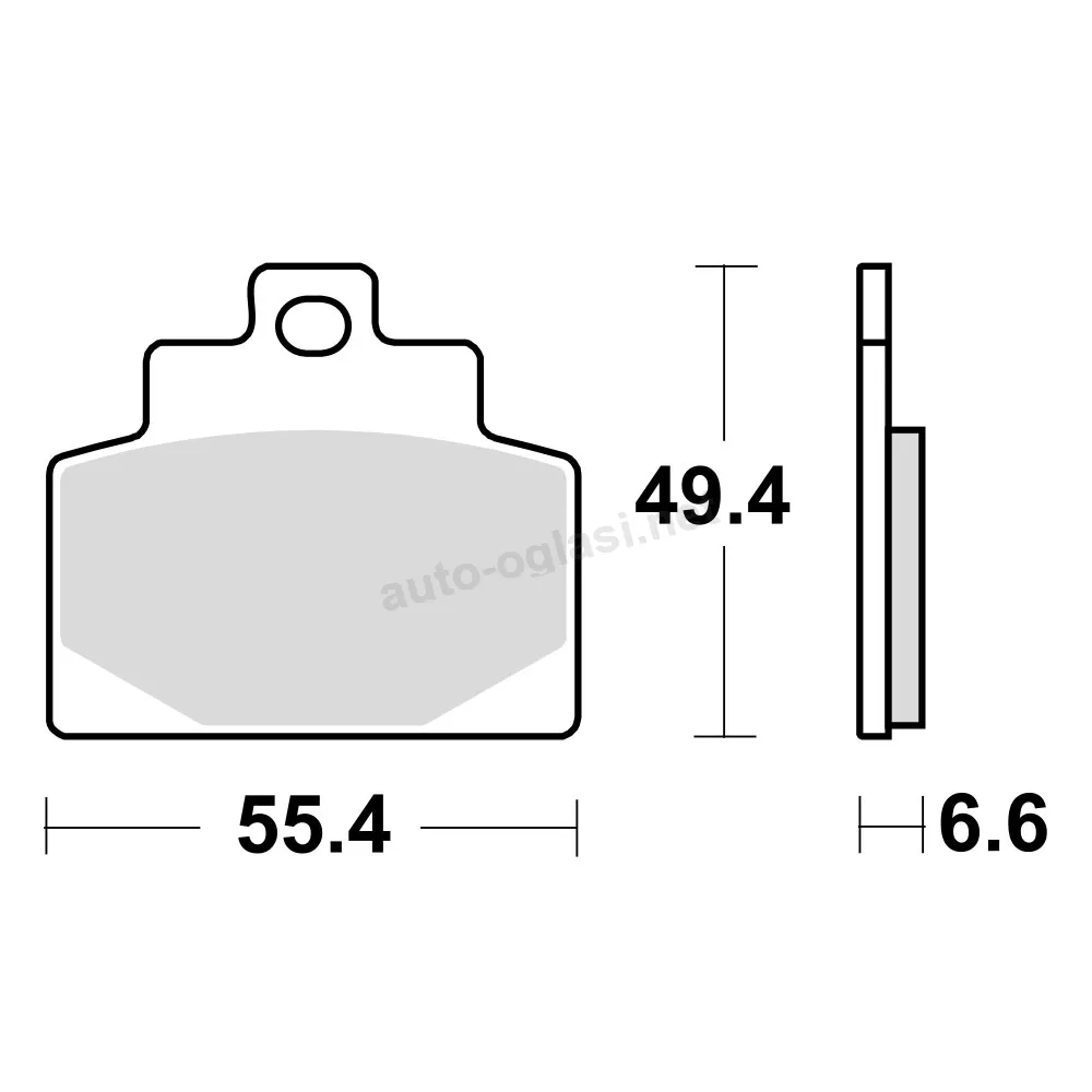 Disk pločice za motocikle TRW MCB886SRM ( MAXI – SCOOTER SINTER )