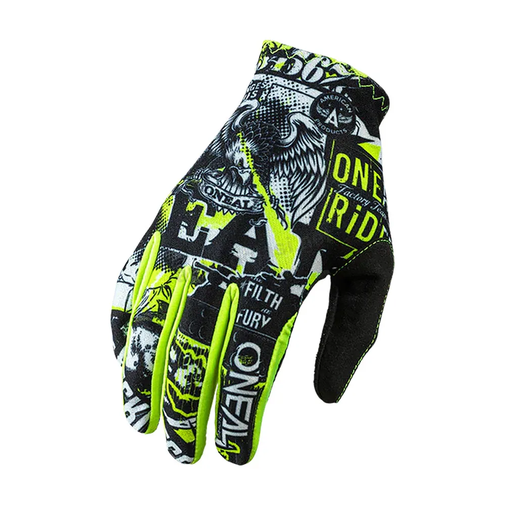 Rukavice ONEAL MATRIX ATTACK crno zelene dečije