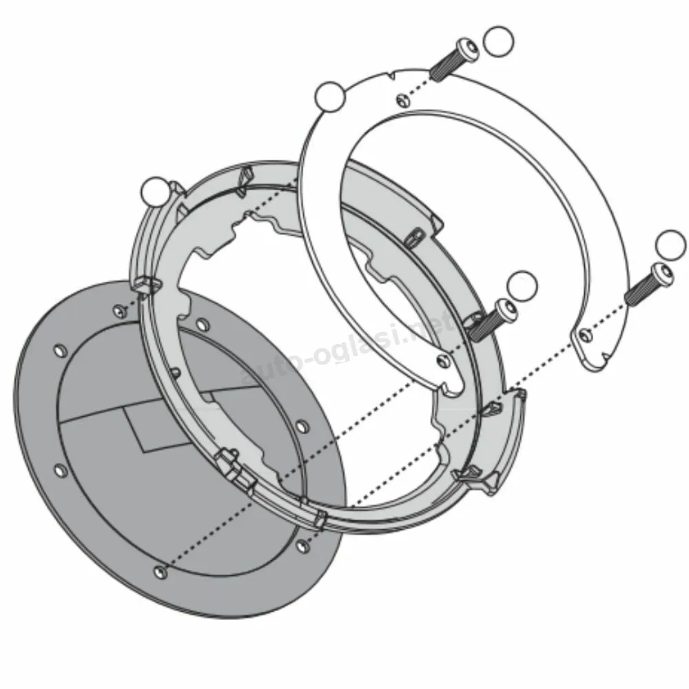 Nosač Tanklock torbe Kappa Honda CBR 600 RR (05-09) BF03K